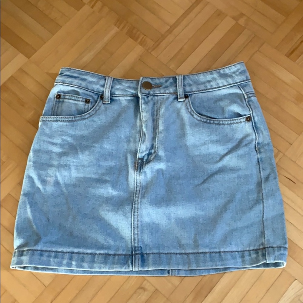 Mini jeans skirt